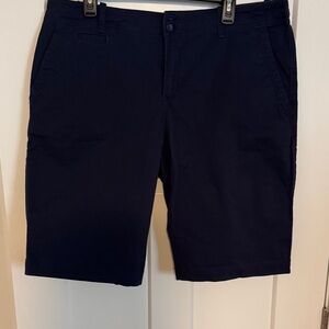 Eddie Bauer Women's Bermuda Navy Shorts